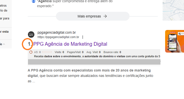 Verificar autoridade de site